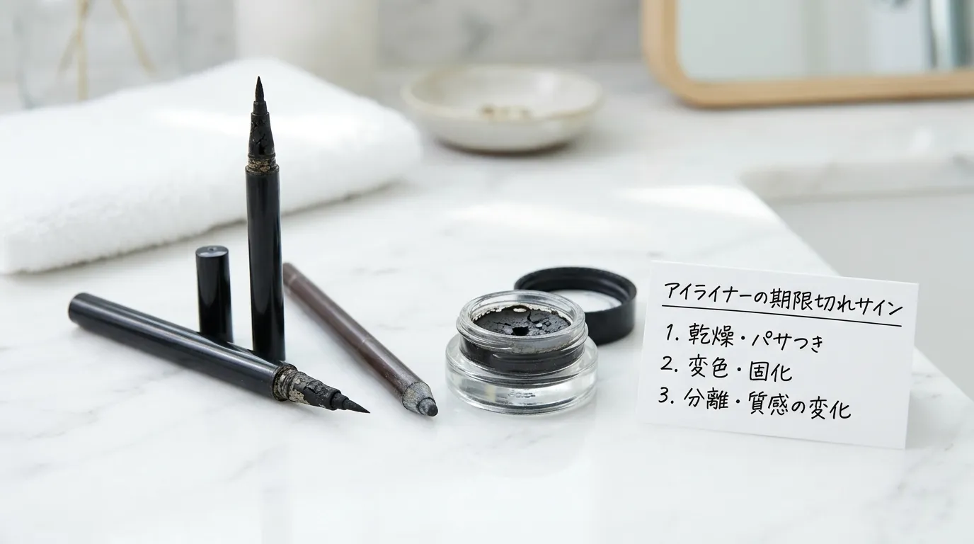 アイライナーの捨てどき・劣化サイン5つを解説する画像