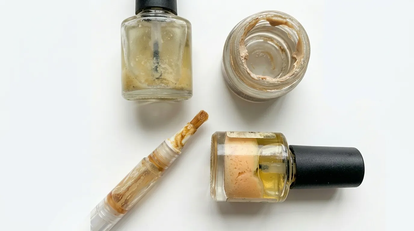 変色・固化・分離など劣化したジェルネイル製品の見分け方