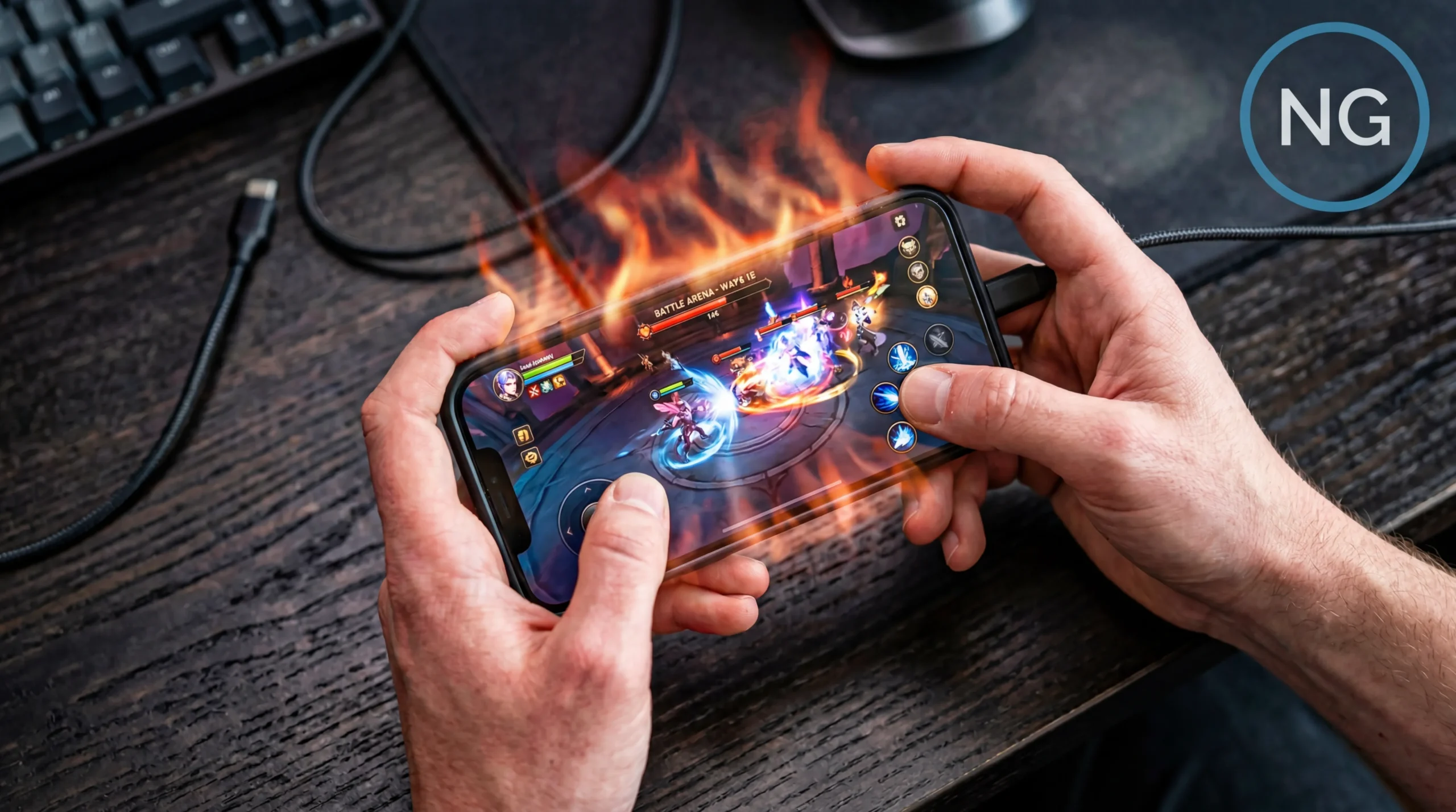 スマホのバッテリーを長持ちさせる充電20〜80%ルールと保管温度の解説図