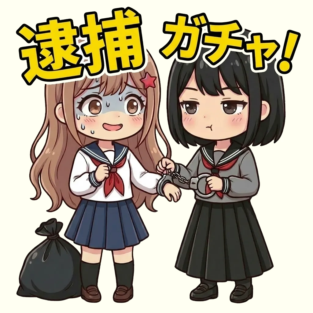 ステバン刑事とマダリちゃん