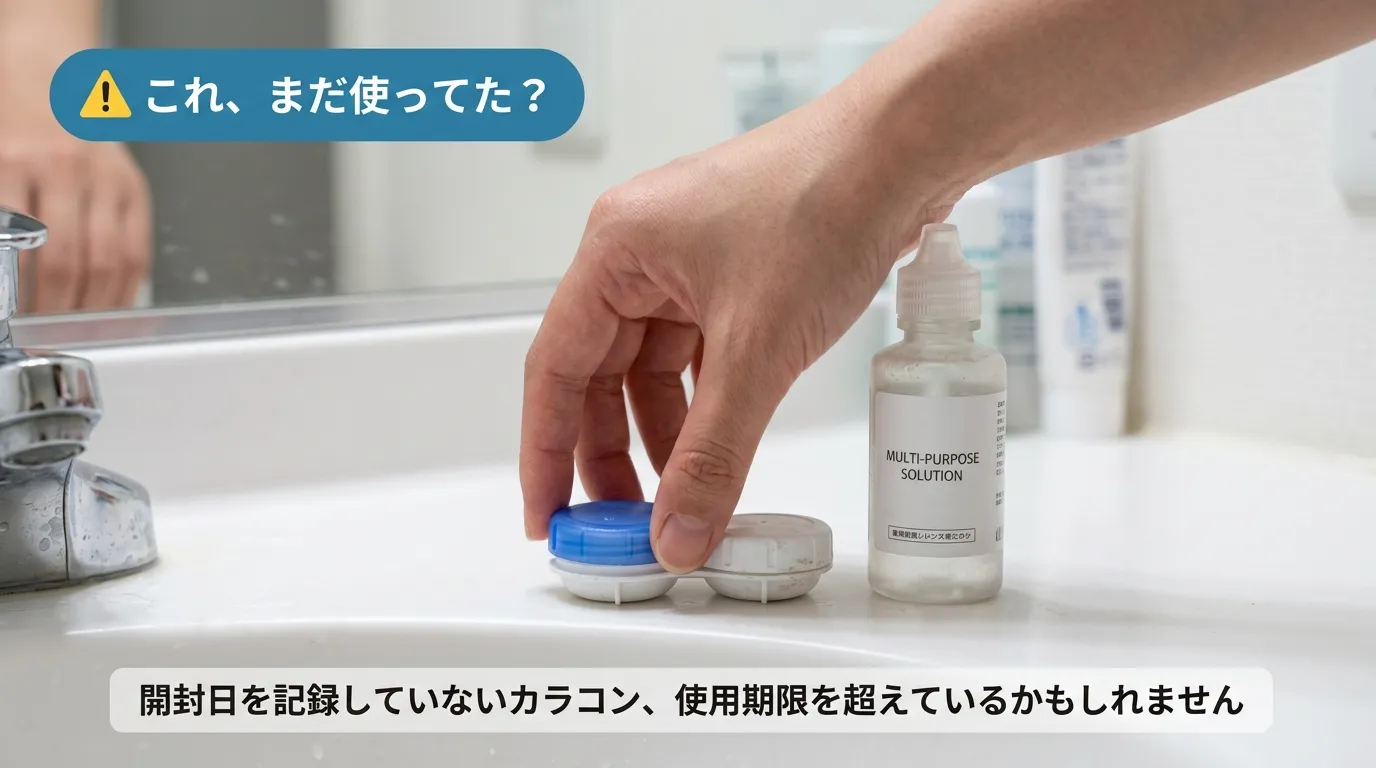カラコン使用期限早見表・未開封と開封済みのタイプ別一覧
